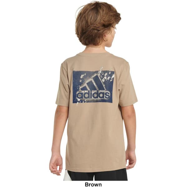 Boys (8-20) adidas® Short Sleeve Bleach Wash Tee