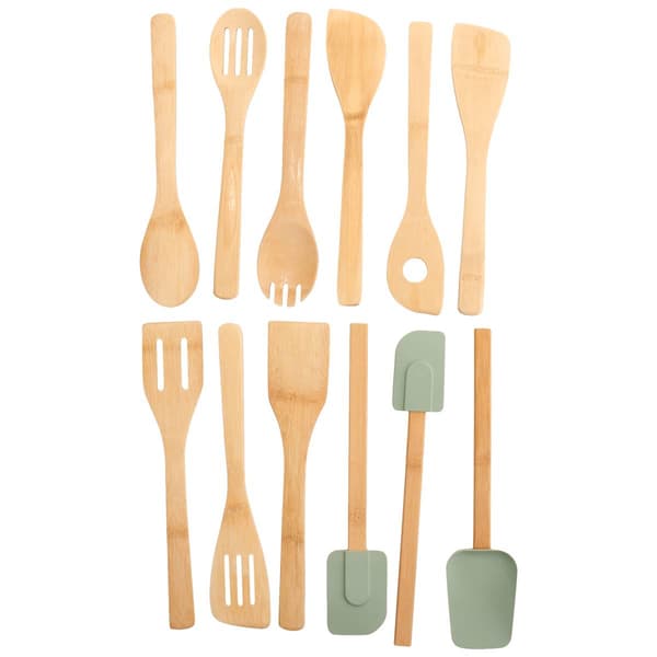 Bombay Set of 12 Bamboo Utensils - image 
