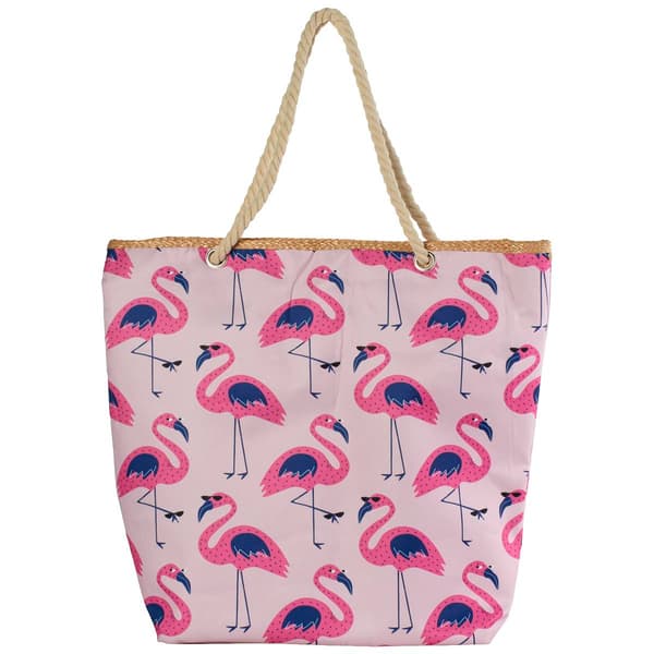 Renshun Flamingo Beach Tote - image 