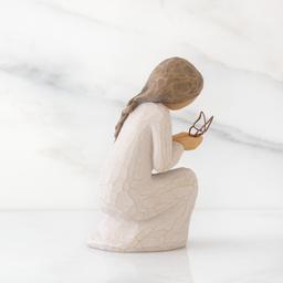 Willow Tree 3.5in. Quiet Wonder Angel Figurine with Butterfly