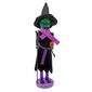Northlight Seasonal 14in. Green Witch Wooden Halloween Nutcracker - image 4