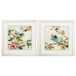 Birds And Blossoms Wall Decor Set Of 2