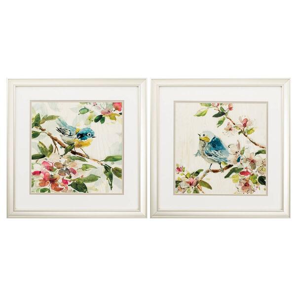Birds And Blossoms Wall Decor Set Of 2 - image 