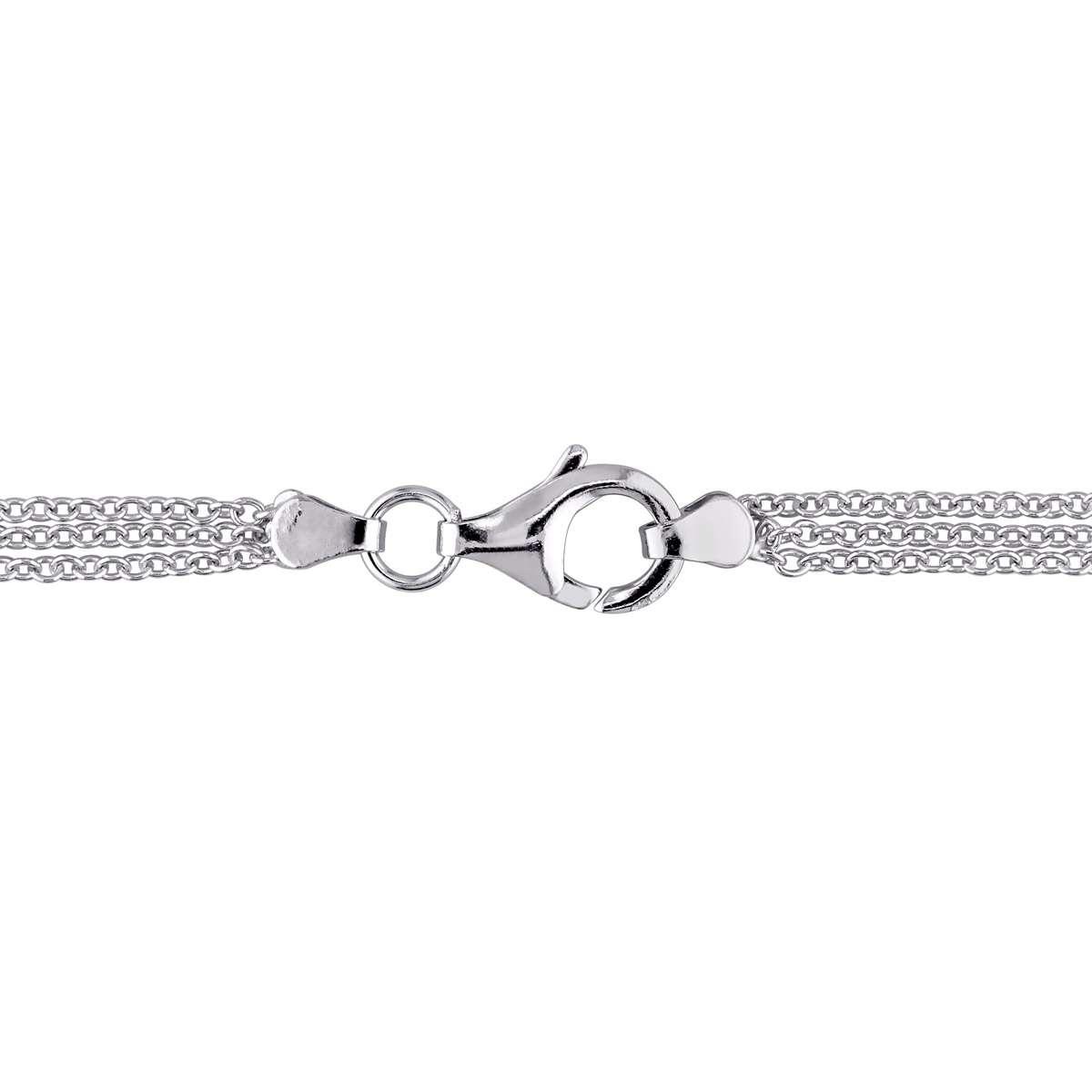 Diamond Classics™ Sterling Silver Diamond Heart Necklace