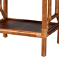 bali & pari Basile Marbled Tortoise Natural Rattan Display Shelf - image 5