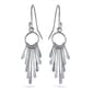 Sterling Silver Graduated Sticks Drop Earrings - image 1