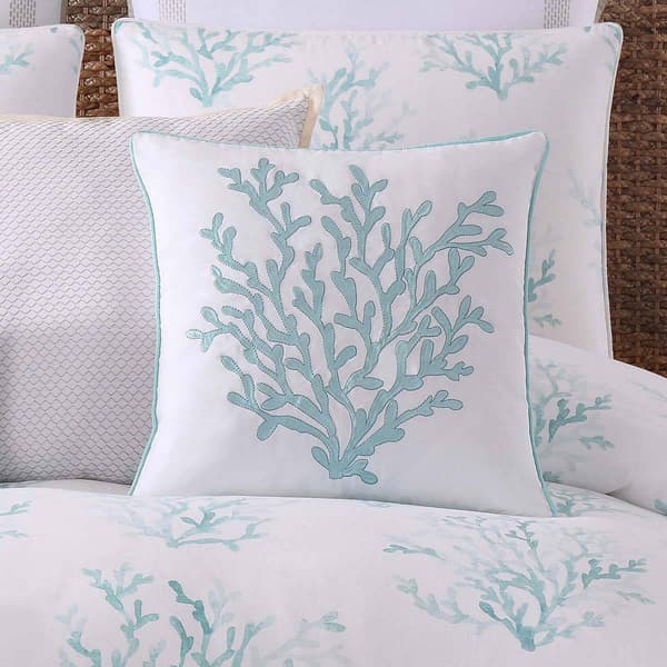 Oceanfront Resort Cove Square Decorative Pillow - 18x18 - image 