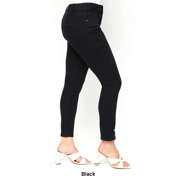 Womens Royalty Mid Rise Jean with Side Snap Hem
