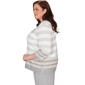 Plus Size Alfred Dunner Comfort & Joy Star and Stripe Blouse - image 4