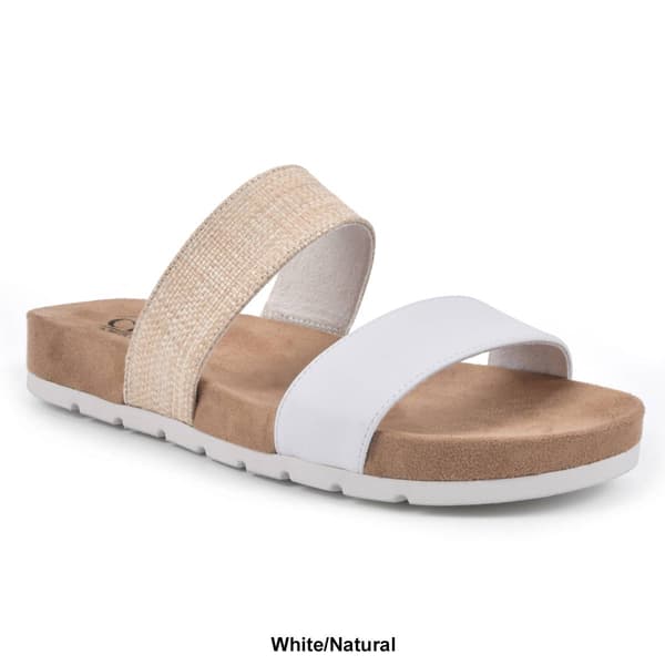 Womens Cliffs by White Mountain Tahlie Textured Slide Sandals