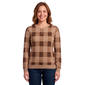 Petite Emily Daniels Long Sleeve Pullover Hacci Sweater - Tan - image 1