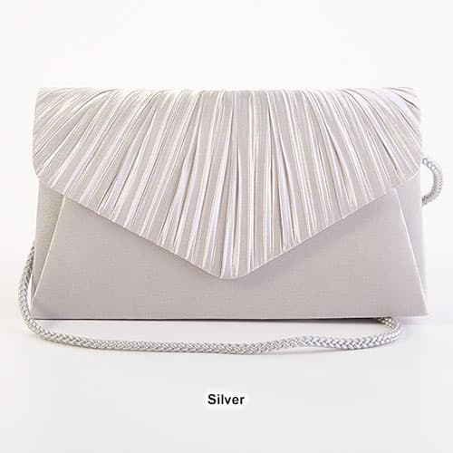 Jessica McClintock Pleated Envelope Clutch