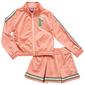 Girls &#40;4-6x&#41; Puma&#40;R&#41; 2pc. Tricot Varsity Jacket & Pleated Skort Set - image 1