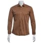 Mens Tom Baine Slim-Fit Dress Shirt - Caramel - image 1