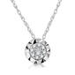Nova Star&#40;R&#41; 1/10cttw. Lab Grown Diamond Cluster Pendant - image 1