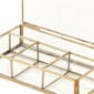 CosmoLiving by Cosmopolitan Gold Glass Jewelry Box - image 5