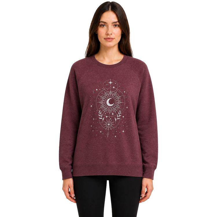 Womens Angels Forever Young Long Sleeve Celestial Sweatshirt