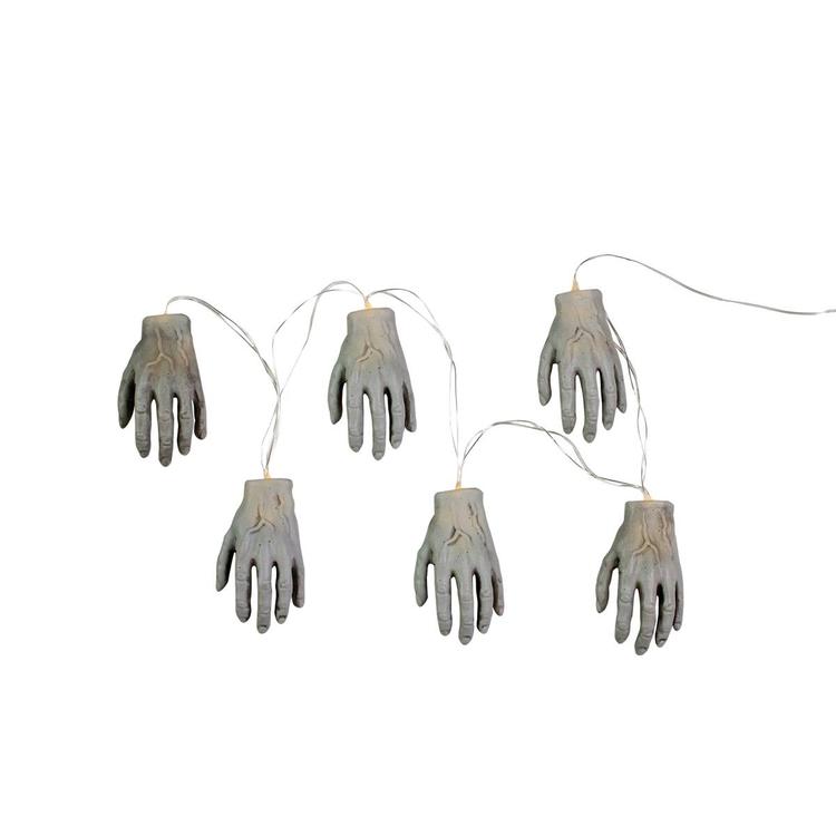 Northlight Seasonal Skeleton Hands Halloween Light - Set of 6