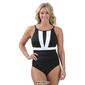 Womens Dolfin&#174; Aquashape Color Block Moderate One Piece Swimsuit - image 4
