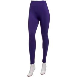 Womens Runway Ready High Waist Solid Fleece Lined Leggings