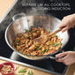 Rachael Ray Professional 14in. Stainless Steel Induction Wok - image 5