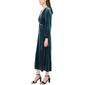 Womens MSK Long Sleeve Surplice Velvet Maxi - image 4