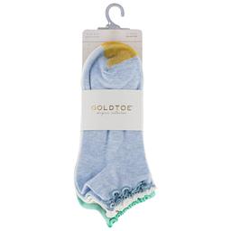 Womens Gold Toe 6Pk Lettuce Edge Qtr 21.00