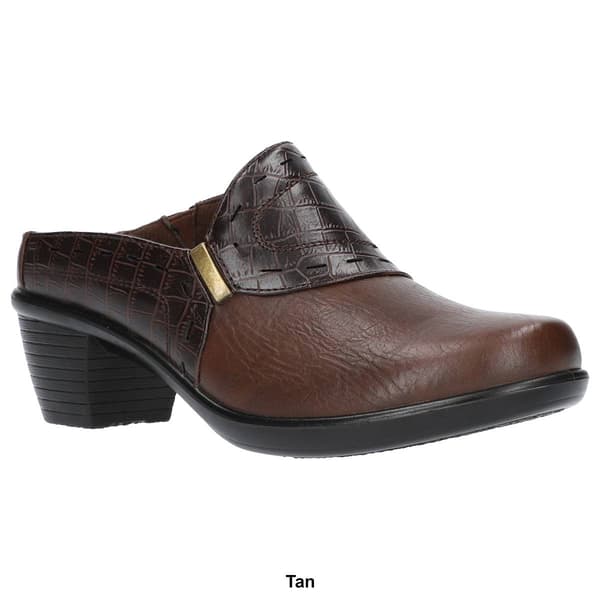 Womens Easy Street Cynthia Croco Comfort Clogs