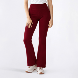 Juniors Cotton Candy Butter High Waist Flare Pants