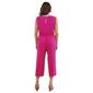 Petite Connected Apparel Sleeveless Tie Front Jumpsuit - image 2