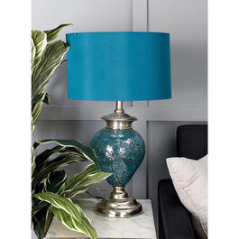 9th & Pike&#174; Silver Glass Tuscan Table Lamp