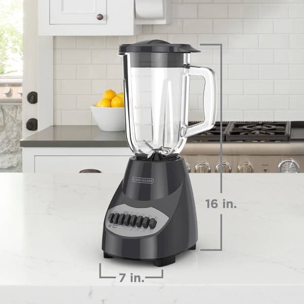 Black & Decker 10 Speed Glass Jar Blender