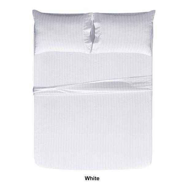 EnvioHome Durable Cotton Winter Flannel Stripe Sheet Set