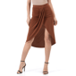 Womens 24/7 Comfort Apparel Solid Color Knee Length Tulip Skirt - image 1