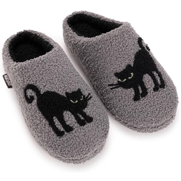 Womens MUK LUKS® Halloween Punch Needle Clog Cat Slip On Slippers