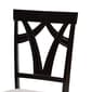 Baxton Studio Telma Modern Dark Brown Wood 5pc. Dining Set - image 5