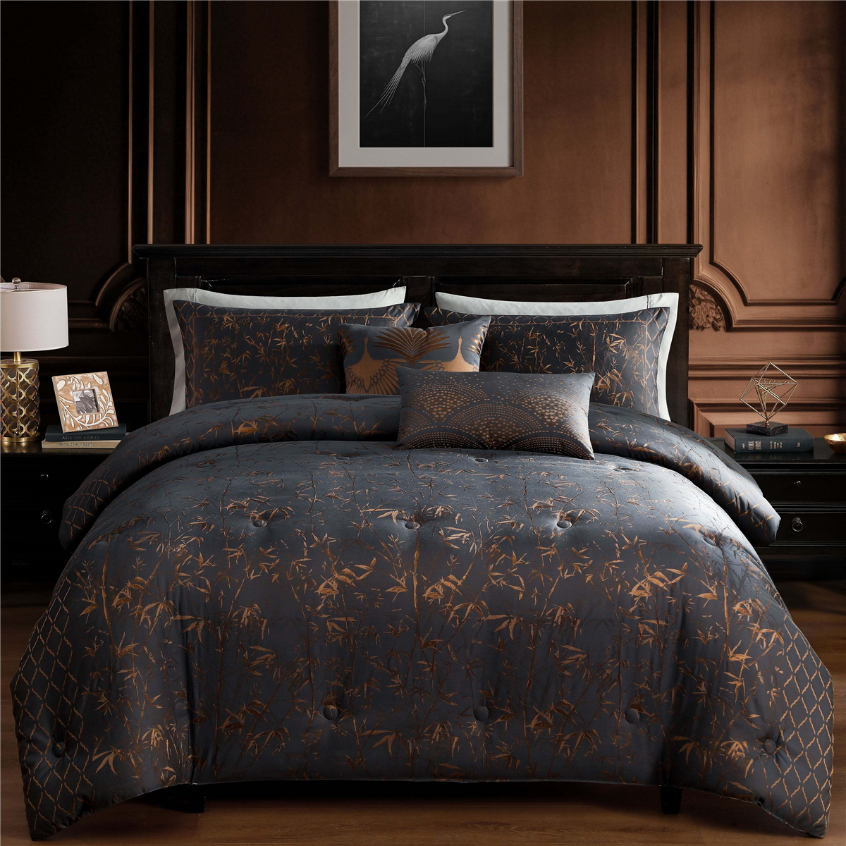 Bebejan Bamboo Tree 5pc. Comforter Set