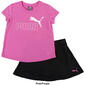 Girls &#40;7-16&#41; Puma&#174; 2pc. Short Sleeve Jersey Tee & Skirt Set - image 2