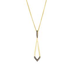 Le Vian Chocolatier(R) Chocolate Diamonds(R) V-Shape Neckalce