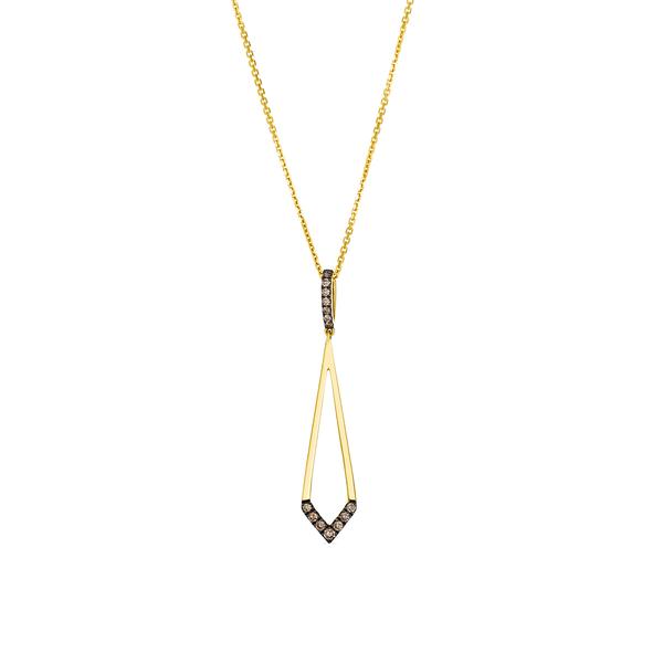 Le Vian Chocolatier(R) Chocolate Diamonds(R) V-Shape Neckalce - image 