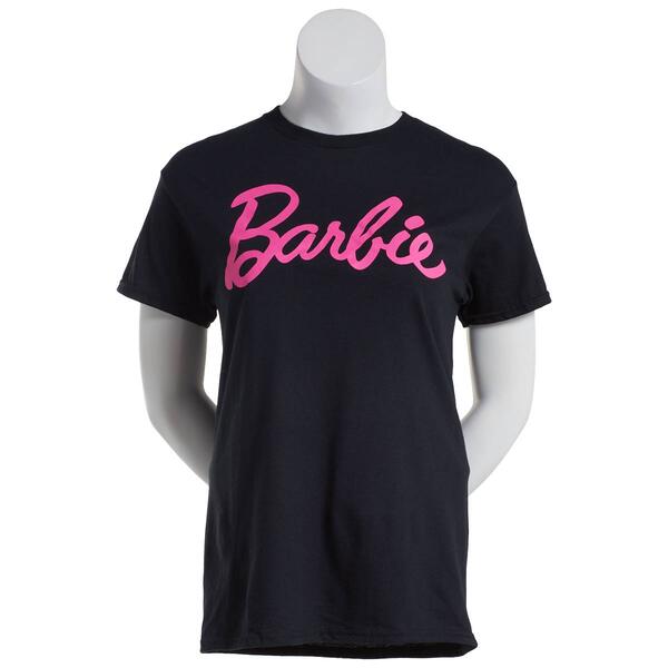 Juniors Hybrid Promotions Barbie&#40;R&#41; Script Boyfriend Tee - image 