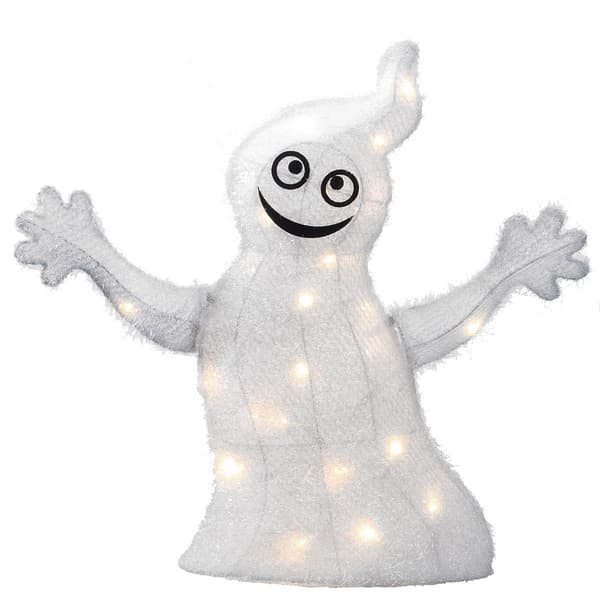 National Tree 18in. Pre-Lit Smiling Ghost Decor - image 