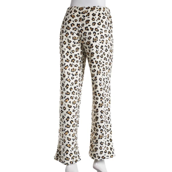 Womens MUK LUKS&#174; Leopard Plush Pajama Pants
