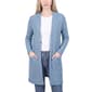 Womens NY Collection Textured Heathered Long Cardigan - image 1