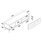 Baxton Studio Hartman Mid-Century Walnut Brown Wood TV Stand - image 11