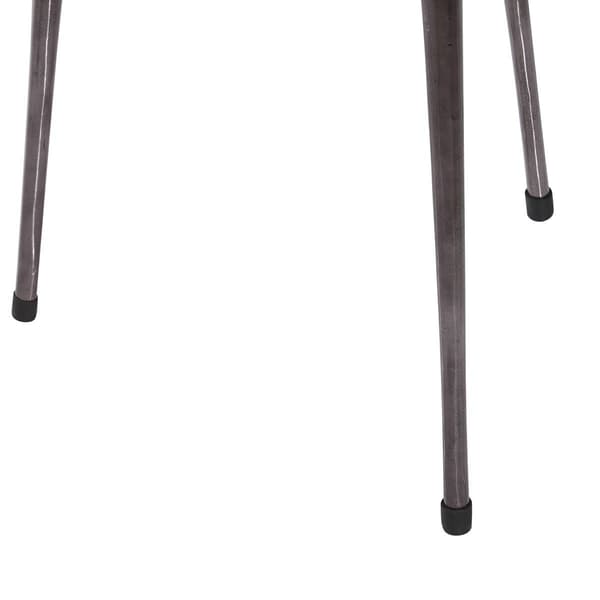 9th & Pike® Brown Rustic Aluminum Rustic Bark Accent Table