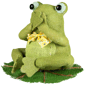 Northlight 7.5in. Sitting Speak No Evil Frog Decor - image 4