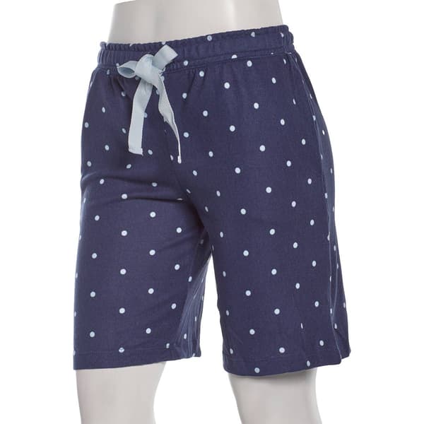 Womens Jaclyn® Dot Pajama Bermuda Shorts - image 