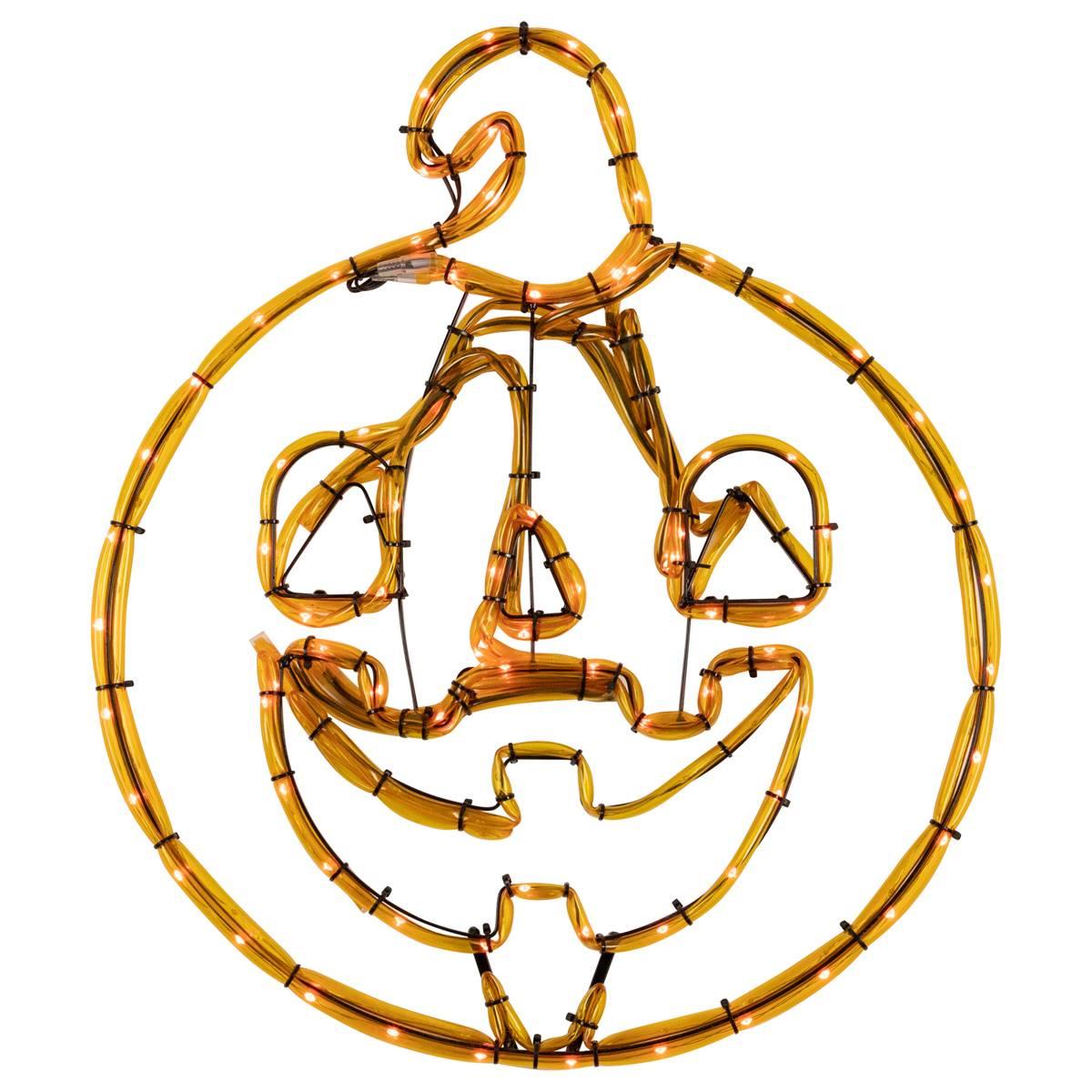 Open Video Modal for Northlight Seasonal 18in. Jack-O-Lantern LED Window Silhouette