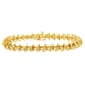 Diamond Classics™ 10kt. Gold Prong Set Diamond Link Bracelet - image 3